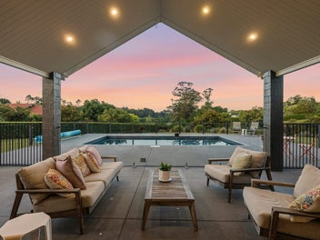 Sunlit luxurious lifestyle living