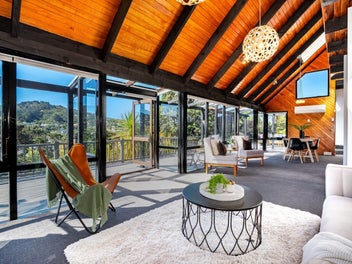 Architectural Khandallah Home with Sun and Views