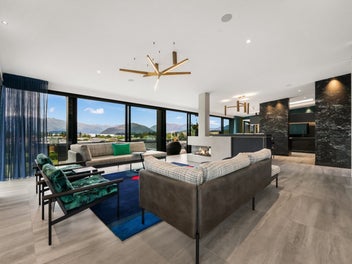 A statement of space, light, luxury and lake views