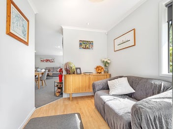 Modern Brick Living & Swim Spa