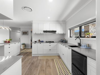 A statement home in a scenic setting