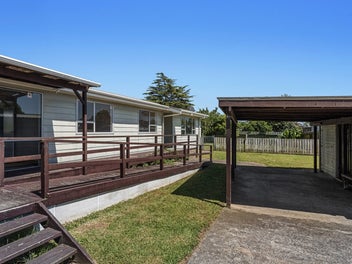 Four bedrooms, big section, big potential