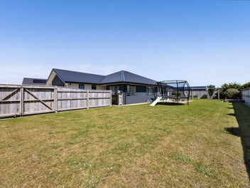 Modern build with established gardens