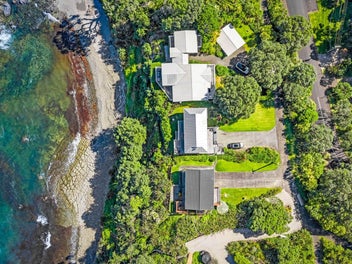 Absolute Beachfront Above Matheson Bay
