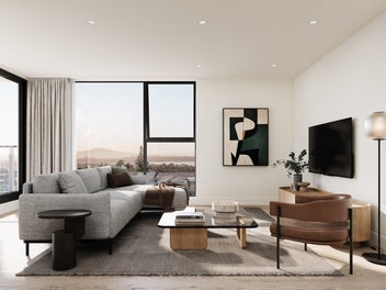 Sub-Penthouse living with sweeping views