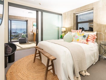 Elevated, modern living with a view to unwind to