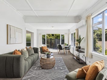 Above It All in Lyall Bay