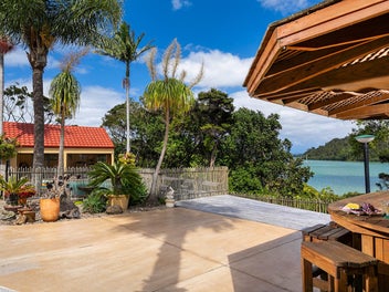 Tuscan-Inspired Waterfront Paradise