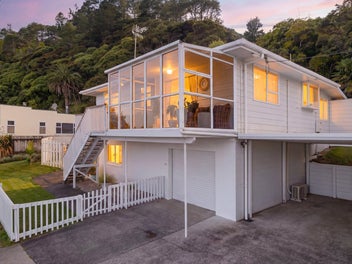 Sunsets Out Front, Waterfall Out Back