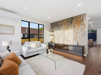 Contemporary 5-bedroom home with scenic water view