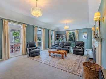 Private, established home on expansive grounds