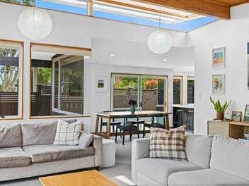 Private, sun-drenched living