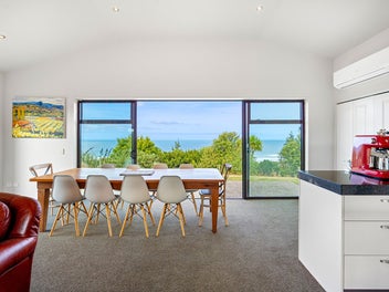 Coastal sanctuary with sweeping ocean views