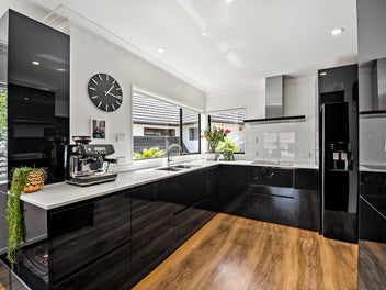 Elevated Family Living with Golf Course Outlook!