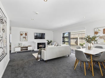 Modern Comfort Positioned on the Flat