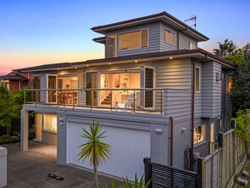 Elevated Coastal Living with Rangitoto Views