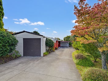 A family home with a garden paradise