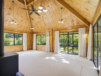 Solid Lockwood Living in a Private Setting