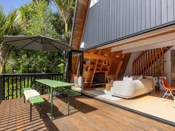 “The A Frame By The Beach”