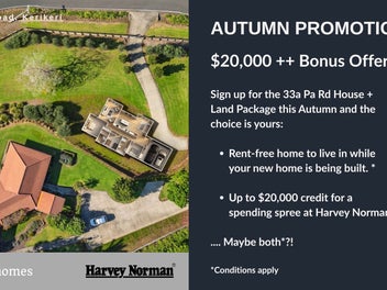20k Bonus offer - Prime Site, Brand New Home