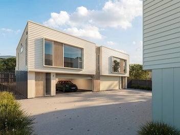 One block back from St Clair Esplanade