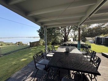 Spectacular Views, elevated riverfront family home