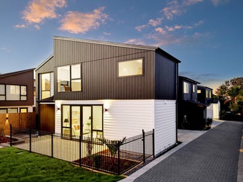 Brand New home with double garage on a flat site