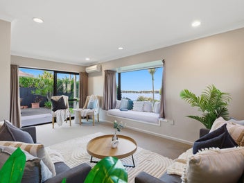 Family home with water views