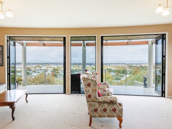 Double glazed with commanding views