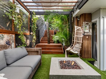 Boho Coastal Oasis with Flexible Living