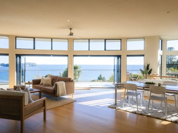 Above the bay