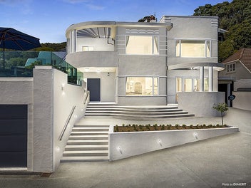 Statement House in Lowry Bay