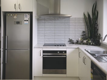 Modern living near lake, trails and golf