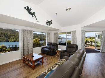 Elevated Waterfront Living. Views Beyond Compare