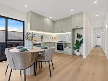 European Kitchen Home with Natural Skylight