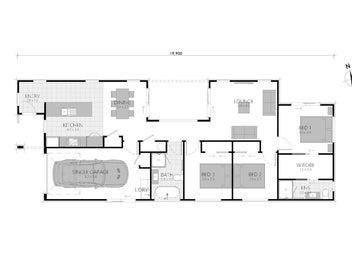 3-Bed Home with Courtyard Living