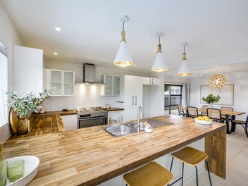 Five bedrooms. Pool. Parkside living.