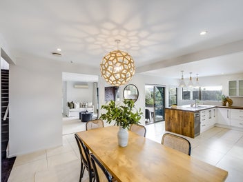 Five bedrooms. Pool. Parkside living.
