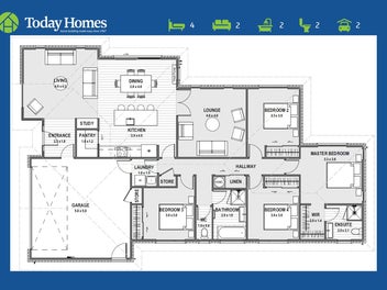 Popular Family Plan on 560sqm Section