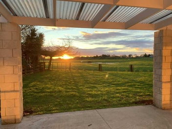 Sunset with privacy in Karipiro -