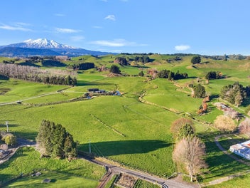 North-Facing Lifestyle Section with Ruapehu Views