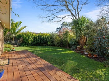 Peaceful and private, plus it's brick!