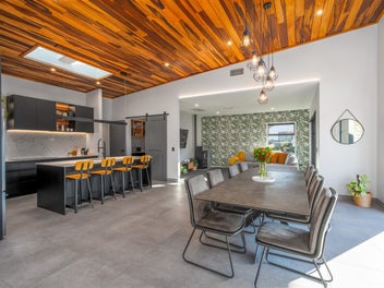 Architectural excellence in a builder's own home