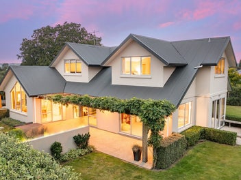 Substantial home on stunning section