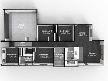 Double Garage Family 4 Bed