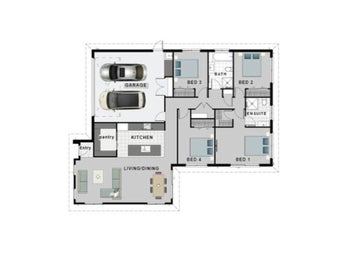 4 bed, 2 bath Fixed price home in Paerata Rise