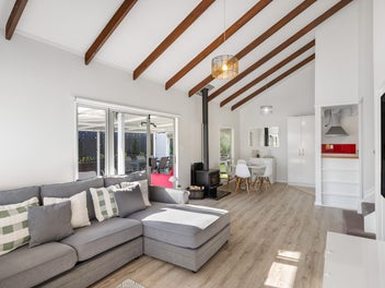 Modernised Living with a Deck to Love