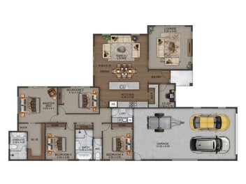 Big on Space – 4-Car Garage + 4-Bed + Study