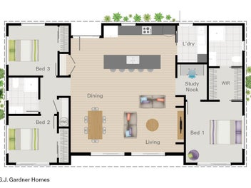 A simpler pace with space for family