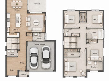 Stylish Two-Storey Family Living